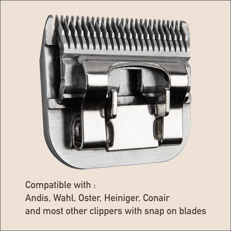FURZONE Detachable Blade - Size 10 Blade 1/16", Made of Extra Durable Japanese Steel, Compatible with Most Andis, Oster, Wahl A5 Clippers