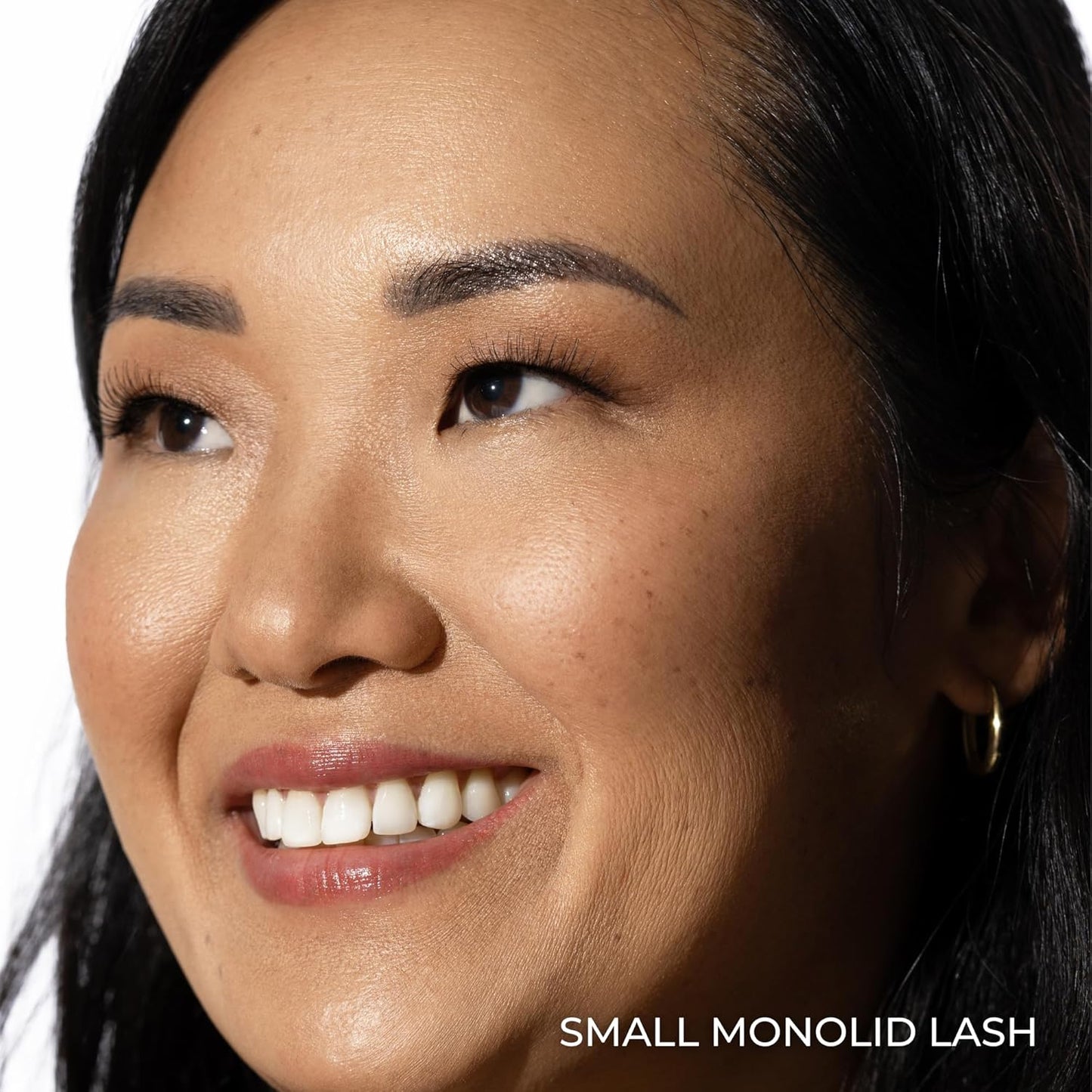 False Lashes for Monolids Starter Kit - Natural Strip Lashes for Heavy Eyelids | 3 Pairs, Applicator & Adhesive