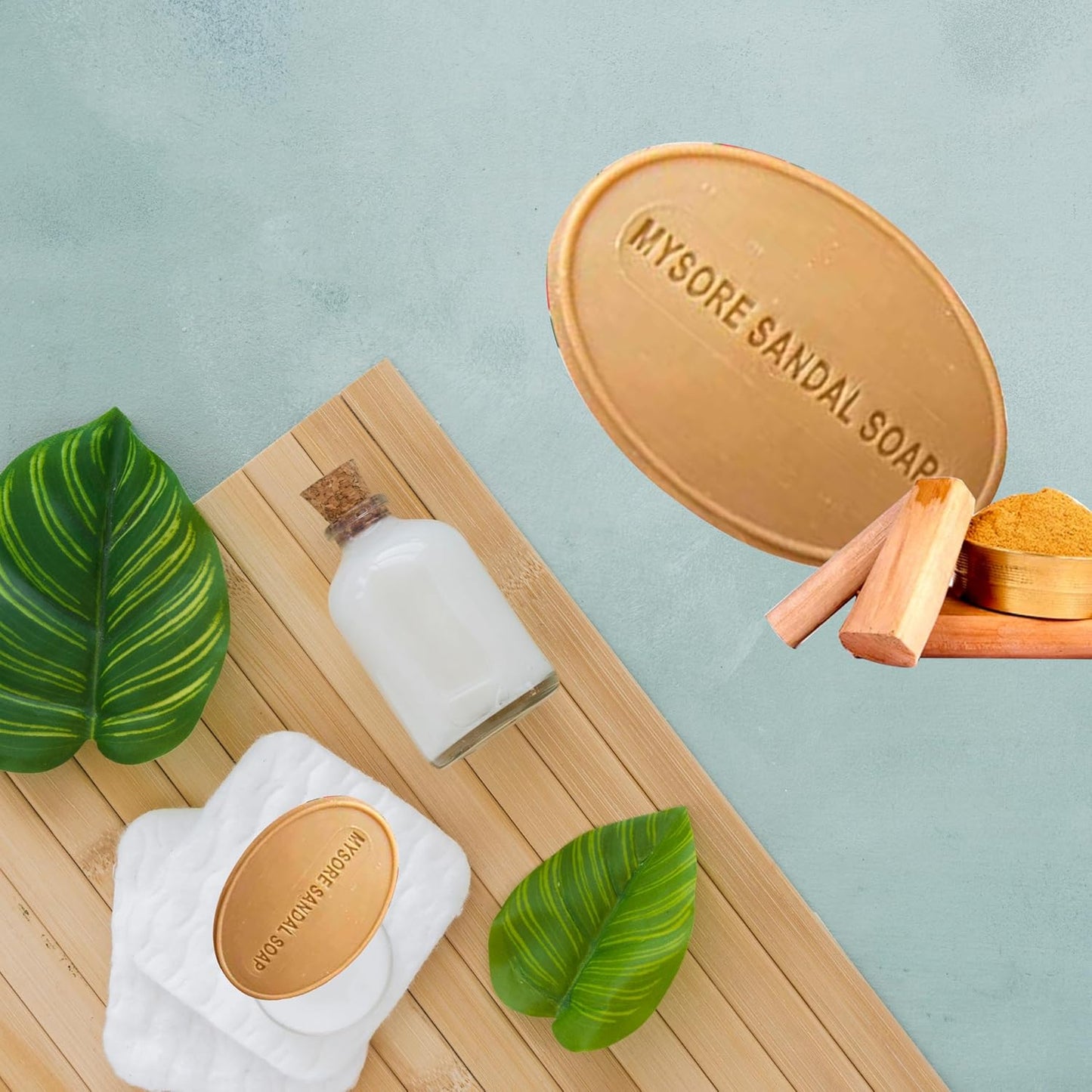 Mysore Sandal Soap - Natural Fragrance Bar | 75g | Pack of 12