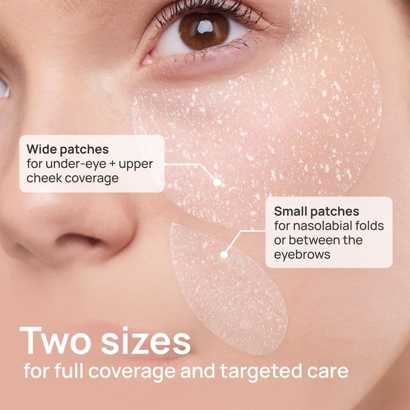 Bueno+ Bakuchiol Anti-Wrinkle Ampoule Eye Patch, 60 Patches, Under Eye Patches for Puffy Eyes and Dark Circles with Bakuchiol and Retinol, Korean Skin Care