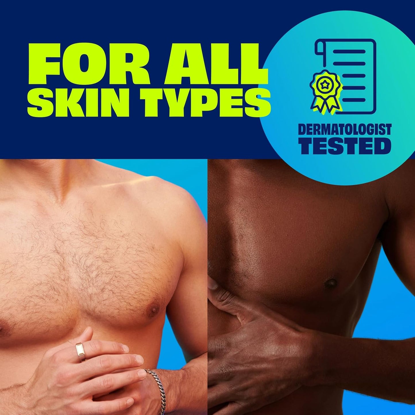 Nair Men Hair Remover Cream - Quick & Easy Body Hair Removal with Aloe | 12 Oz