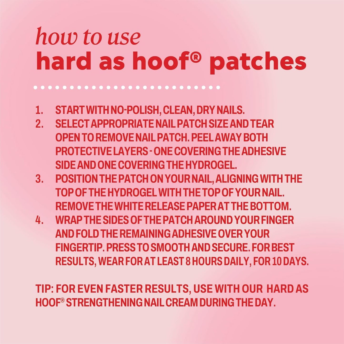 Onyx Nail Repair Patches - Strengthening Treatment for Nails & Cuticles | 20 Count