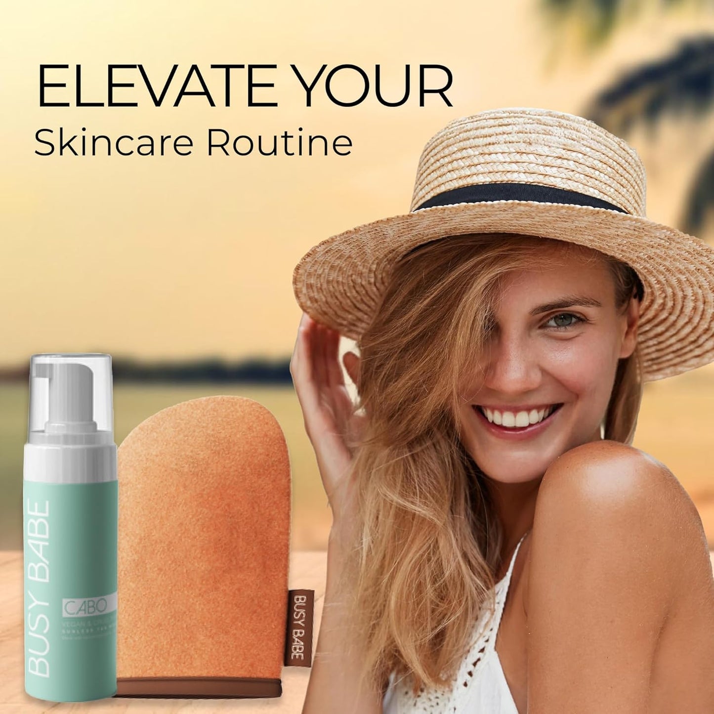 Self Tanner Mousse - Golder Hour Tanning Mousse for Flawless Sun-Kissed Glow | Dark Bronze 200ml