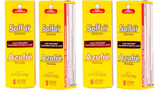 Sulfur Ointment with 10% Sulfur, Assists You in Treating Pimples, Blackheads or Blemishes, Acne Treatment, 2 Count (Pack of 2)