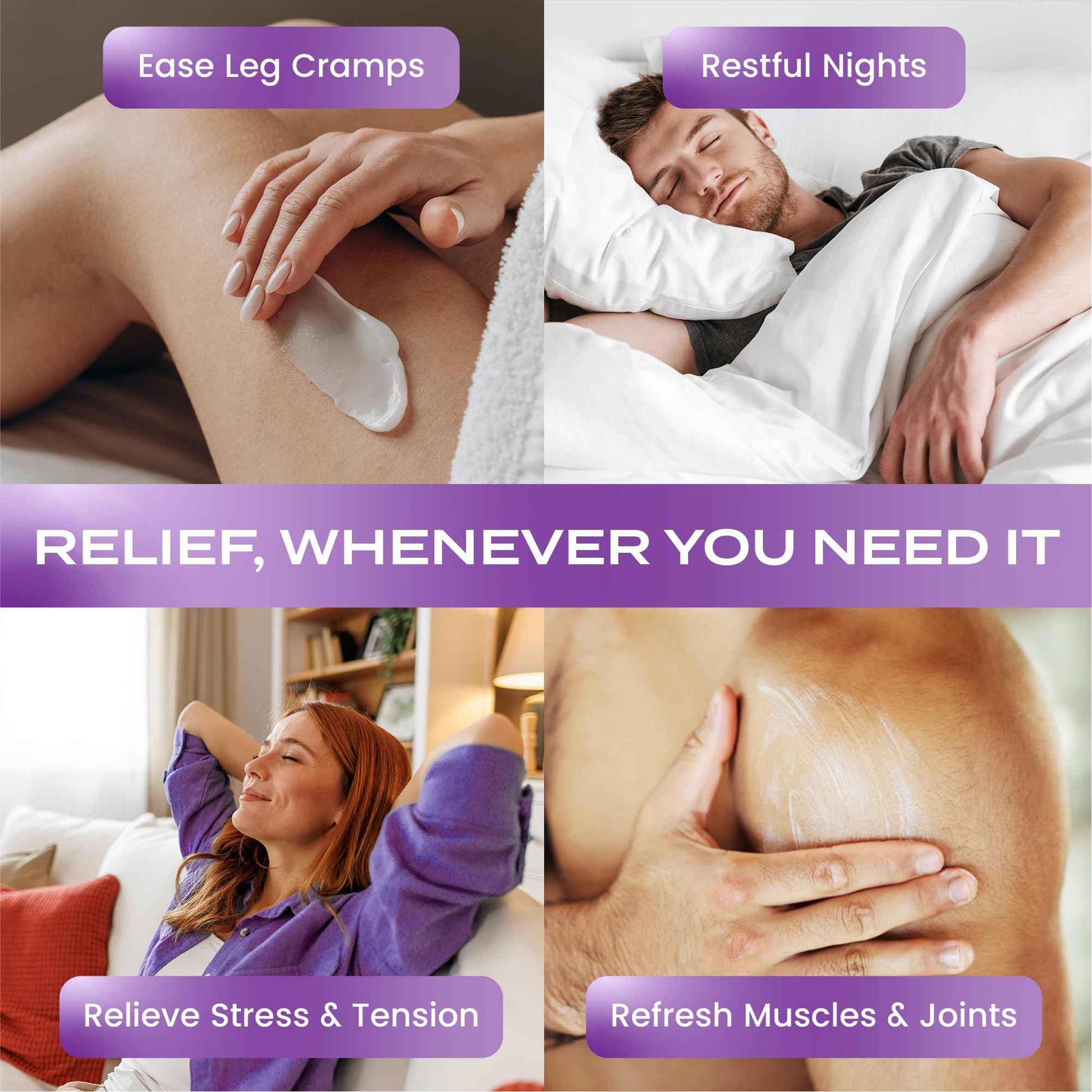 Body Restore Magnesium Lotion with Arnica & MSM - Christmas Stocking Stuffers, White Elephant, Sleep Support, Muscle & Joint Relief, Birthday Gifts for Women, Men, Travel Essentials - Lavender