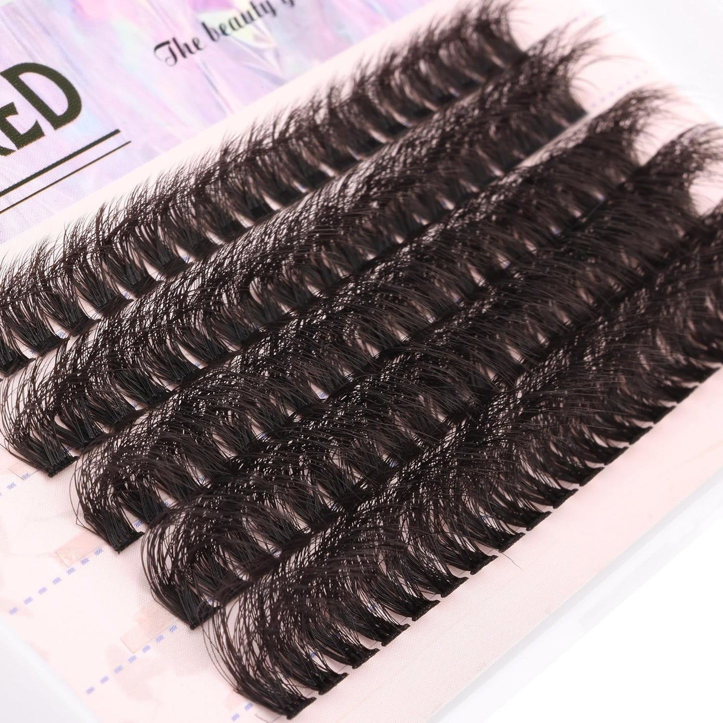 Winifred Bottom Lash Clusters Thick Volume Lower Lash Extension DIY Individual Lashes Bottom Clusters Lashes for Cluster Eyelash Extensions (168pcs)