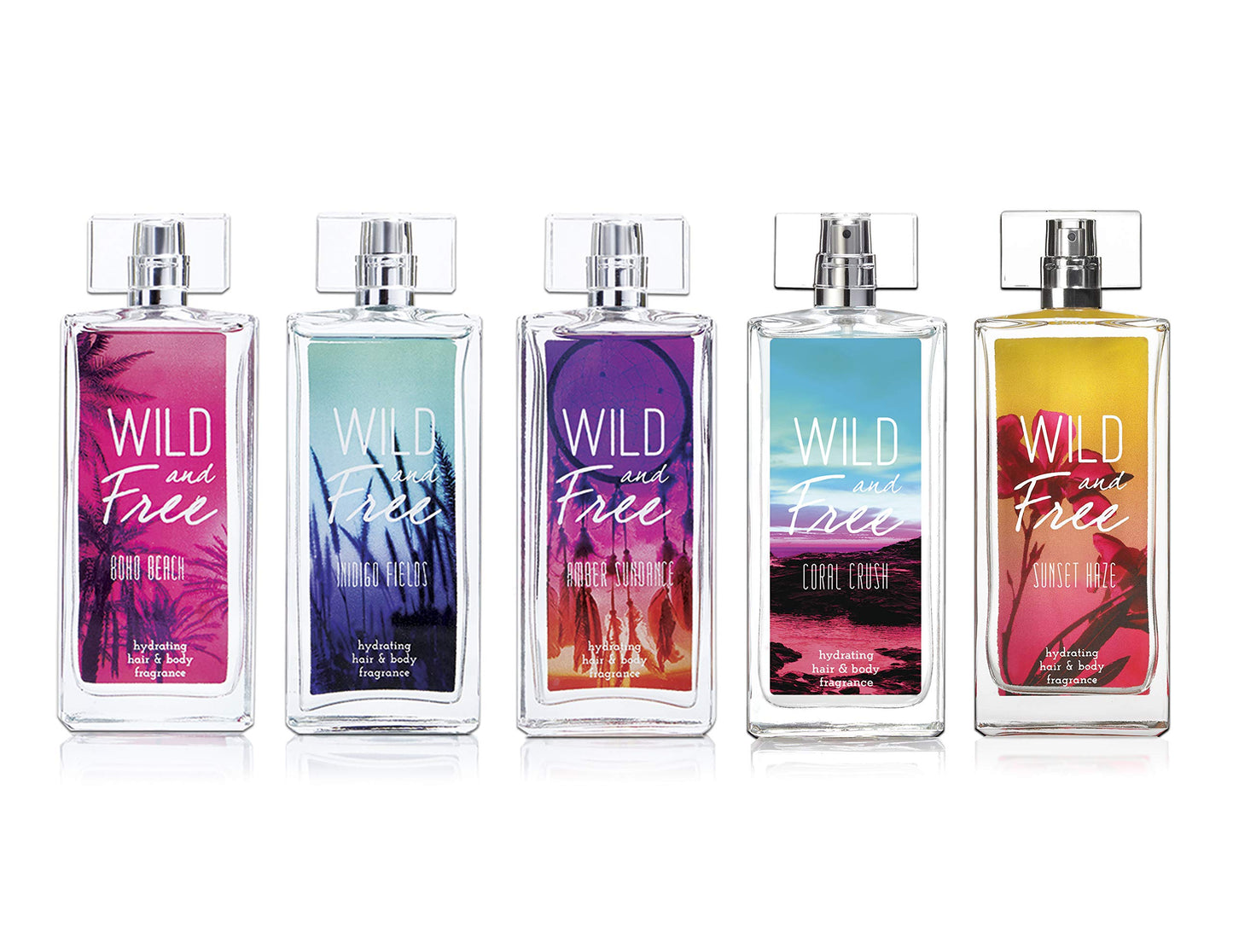 Tru Western Wild and Free Amber Sundance Women's Hydrating Hair and Body Fragrance, 3.4 fl oz (100 ml) - Notes of Citrus, Coconut Creme, Gardenia, Sandalwood, Amber