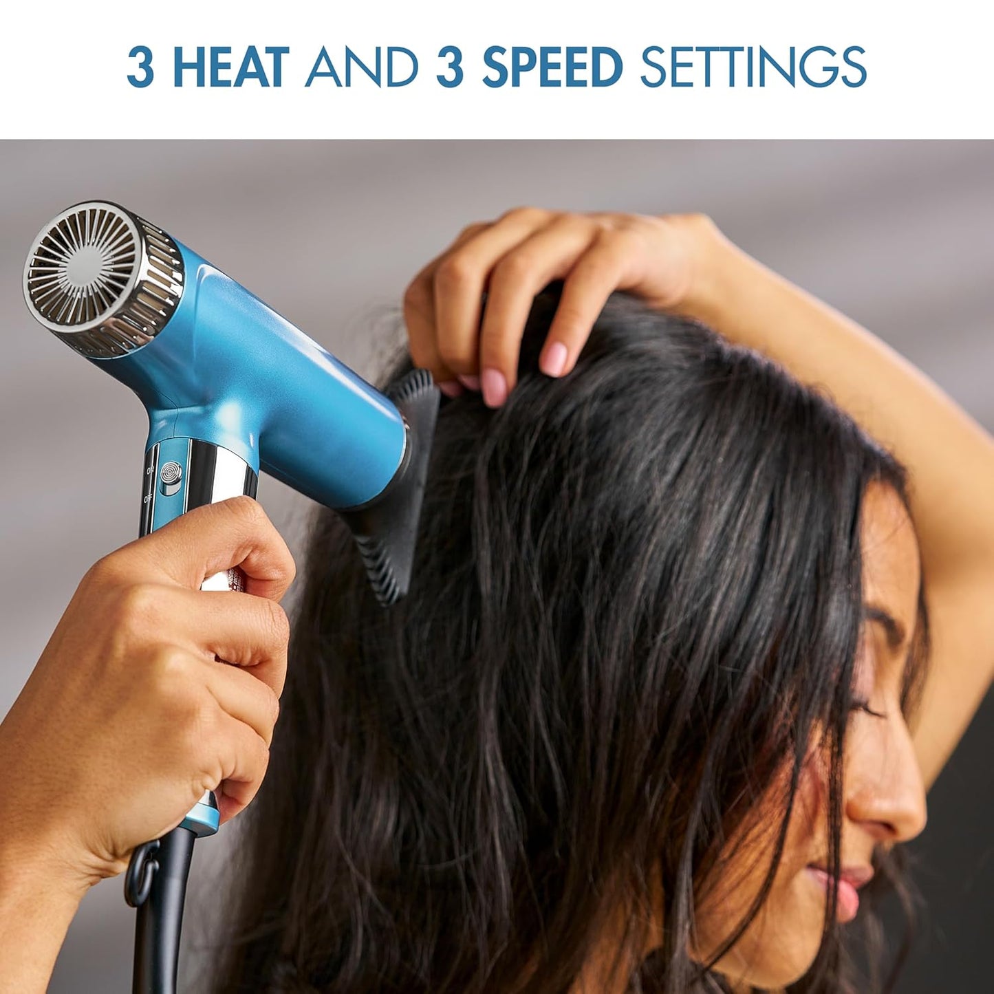 BaBylissPRO Nano Titanium Hair Dryer - Lightweight Dual-Voltage Ionic Design for Fast Drying