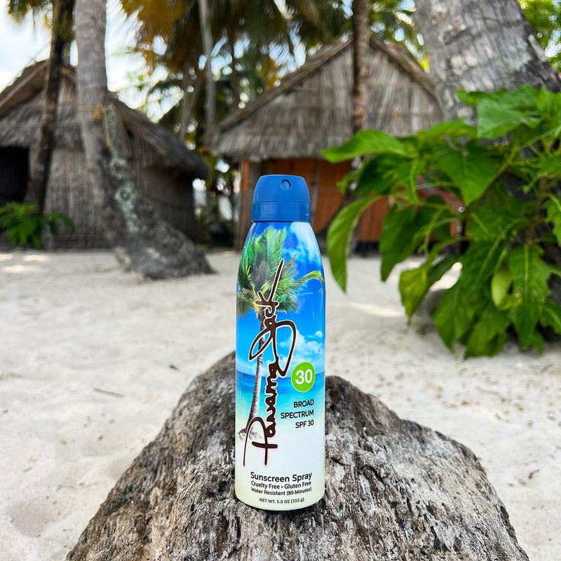 Panama Jack Continuous Spray Sunscreen - SPF 30, Broad Spectrum UVA/UVB Protection, PABA, Paraben, Gluten & Cruelty Free, Water Resistant (80 Minutes), 5.5 OZ