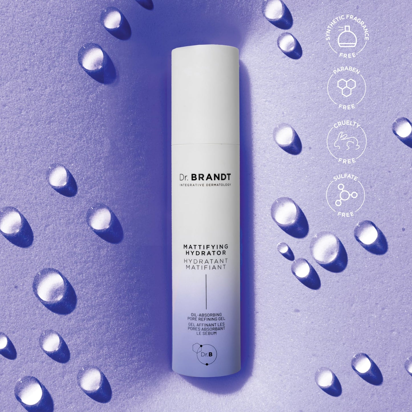Dr. Brandt Pores No More Mattifying Hydrator - Targets Shine, Oiliness & Enlarged Pores - Hydrates for Up to 8 Hours - 1.7 oz