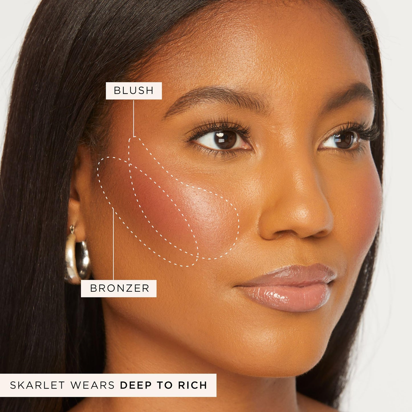 tarte park ave princess cream cheek duo – Blush & Bronzer Duo with Buildable Waterproof Cheek Tint Infused with Coconut, Vitamin E & Guava Seed, Vegan & Cruelty-Free, full size, medium to tan
