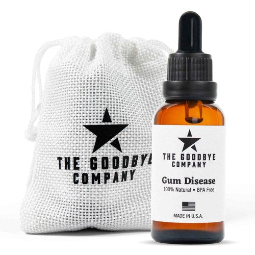 The Goodbye Company Natural Gum Health Oil - Supports 77% Gum Tissue Improvement, Pocket Depth Reduction & Tooth Retention with Organic Neem & Clove (30ml)