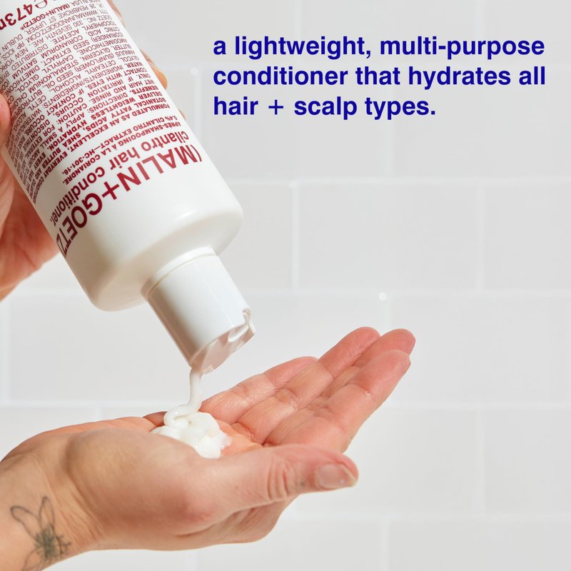 MALIN+GOETZ Cilantro Hair Conditioner Refill | Everyday Essential Conditioner with Cilantro Extract, Shea Butter, Fatty Acids | Hydrates, Detangles, Reduces Frizz | Vegan, Cruelty-Free