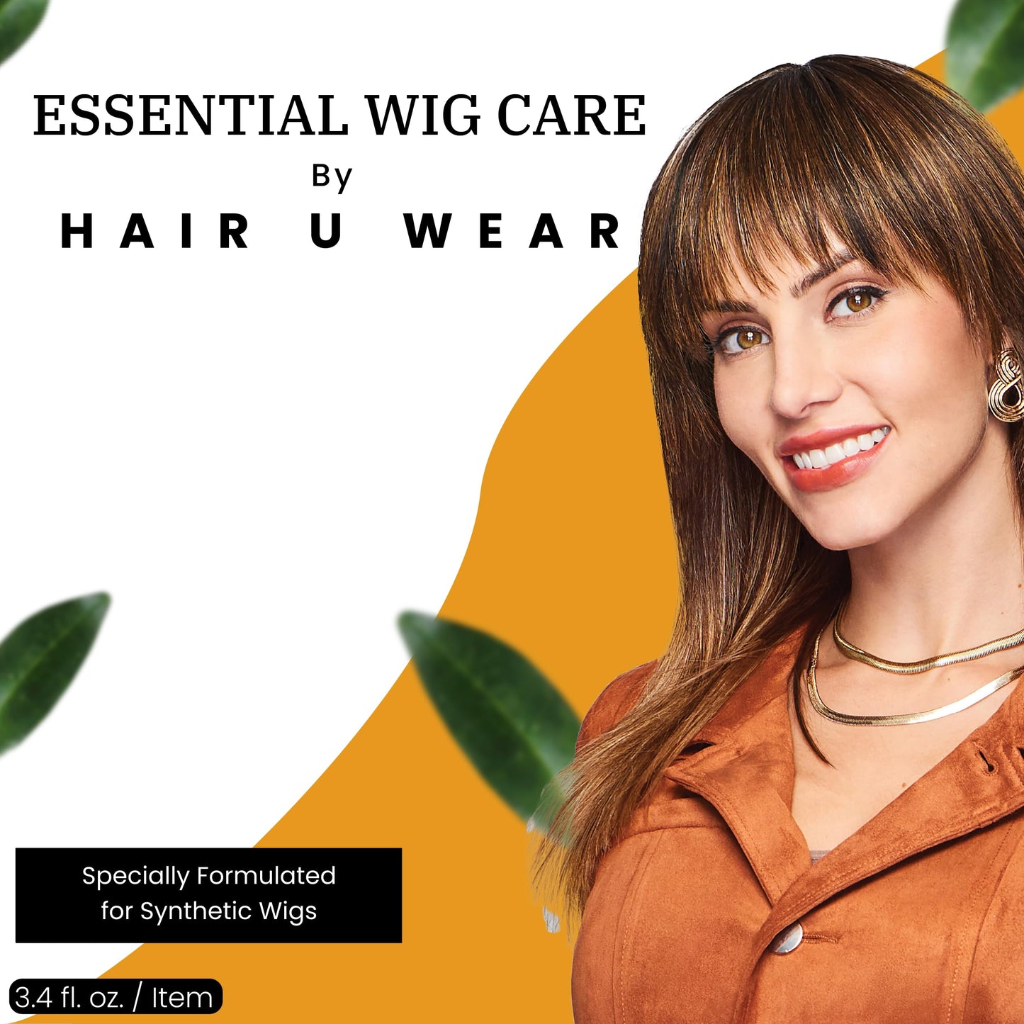 Shampoo & Conditioner Set with Hair Spray - Wig Care for Synthetic Wigs, Hairpieces & Extensions, Full Size (8 Fl Oz Each)