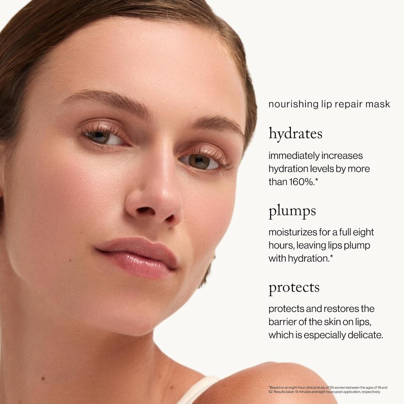 Goop Beauty Nourishing Lip Repair Mask - Hydrating Treatment with Ceramides & Vegan Lanolin | 0.3 oz