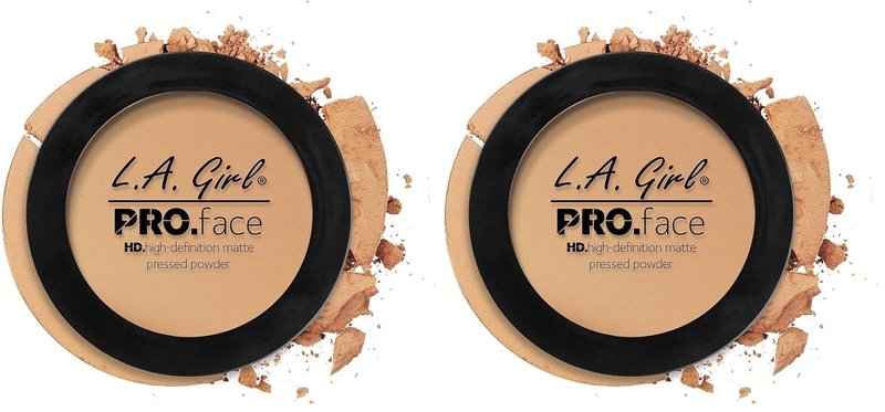 LA GIRL PRO Face Powder - Soft Honey | Long-Lasting Matte Finish, 2-Pack
