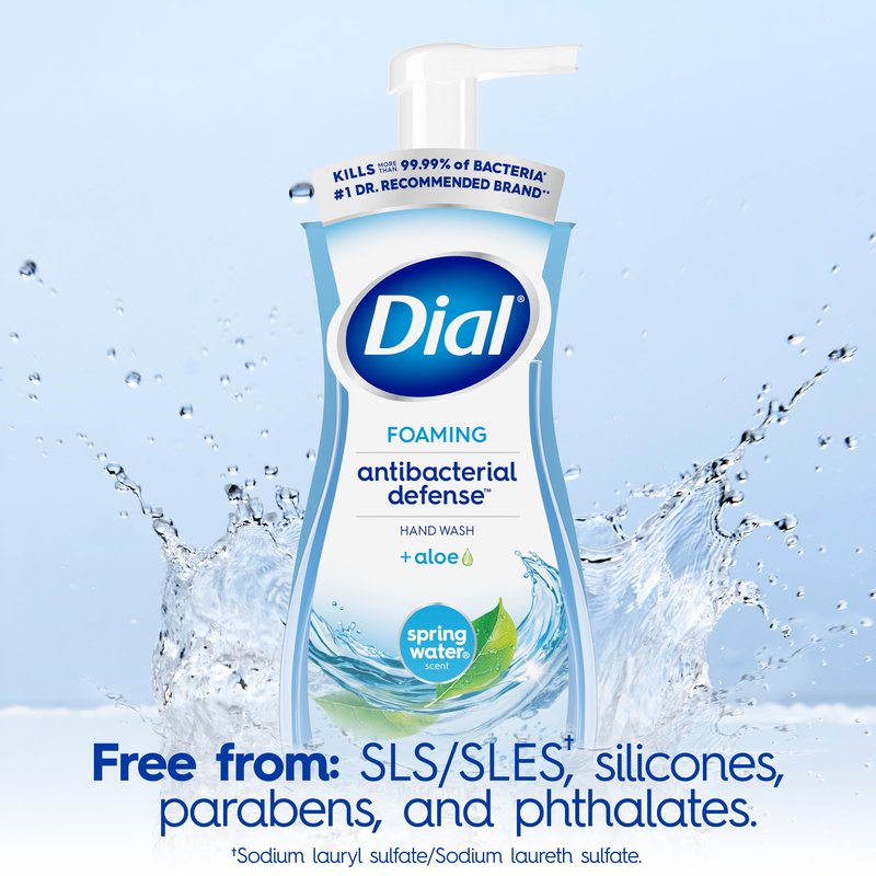 Dial Antibacterial Foaming Hand Wash Spring Water Scent, 30 Ounce Pack of 4 and 52 Ounce Hand Soap Refills