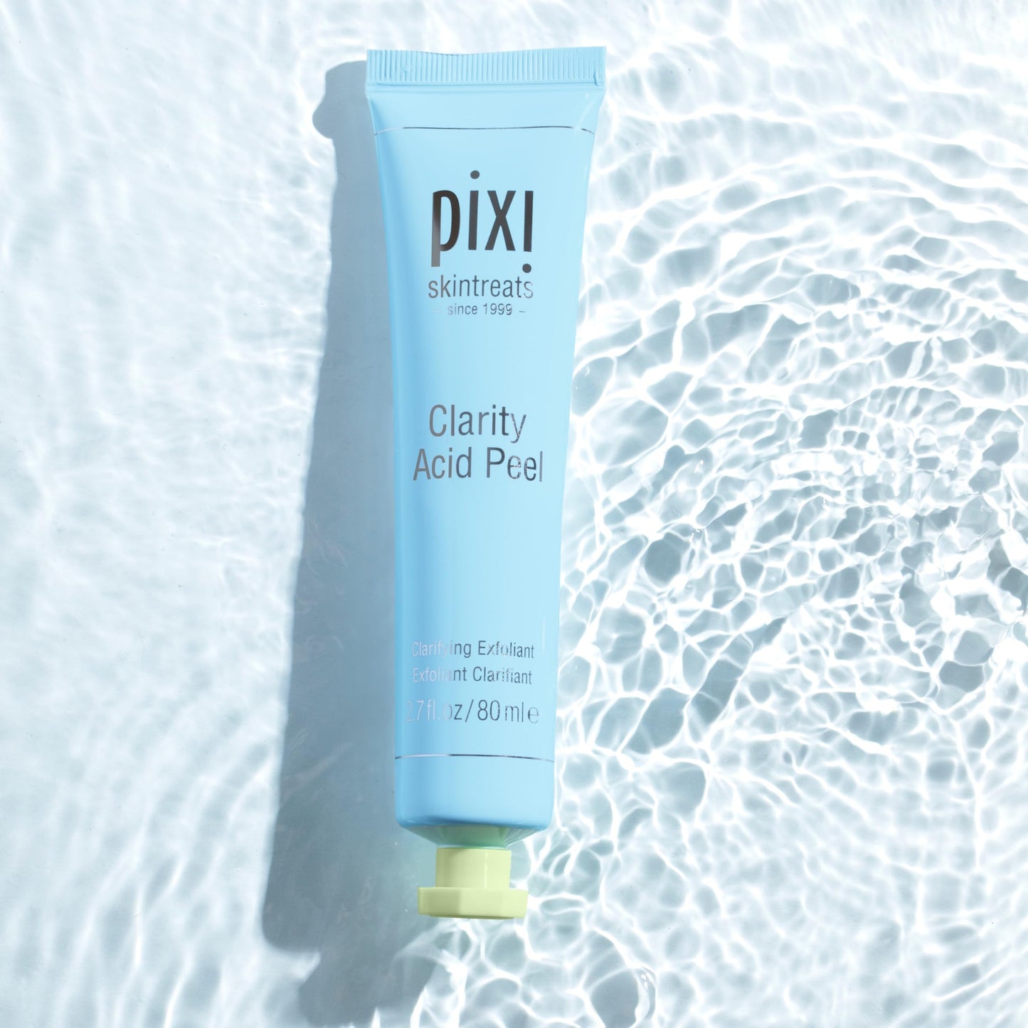 Pixi Clarity Acid Peel | Gentle Exfoliator with AHA, BHA & Probiotics | Purifies, Hydrates & Minimizes the Appearance of Pores | 2.7 fl oz/80 ml