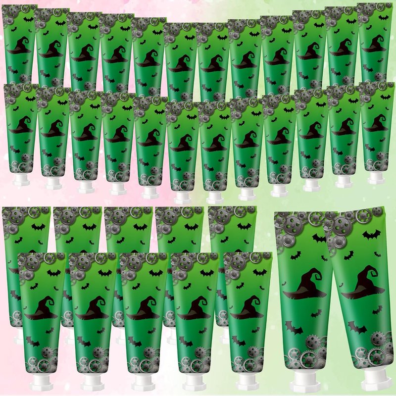 Magic Witch Hand Cream Set - 36 Pcs Hydrating Mini Lotion | Rose Scented Party Favors for Galentine's Day Gift