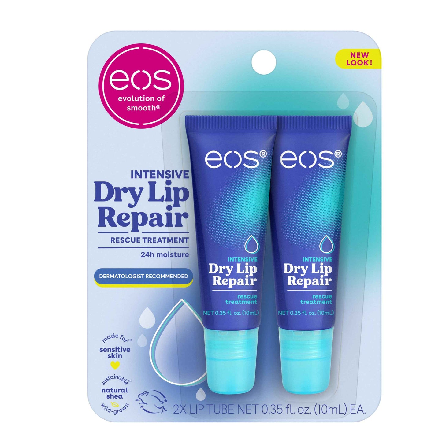 eos The Hero Lip Repair, Extra Dry Lip Treatment, 24HR Moisture & Shea Better Body Lotion- Vanilla Cashmere, 24-Hour Moisture Skin Care