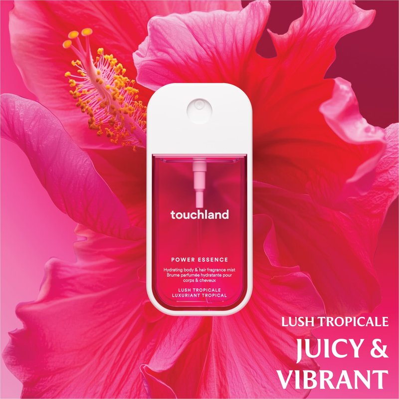 Touchland Juicy Escape – Hydrating Lush Tropicale Body & Hair Fragrance Mist and Wild Watermelon Hand Sanitizer Spray – Travel Size, Gift Idea, Gift Set