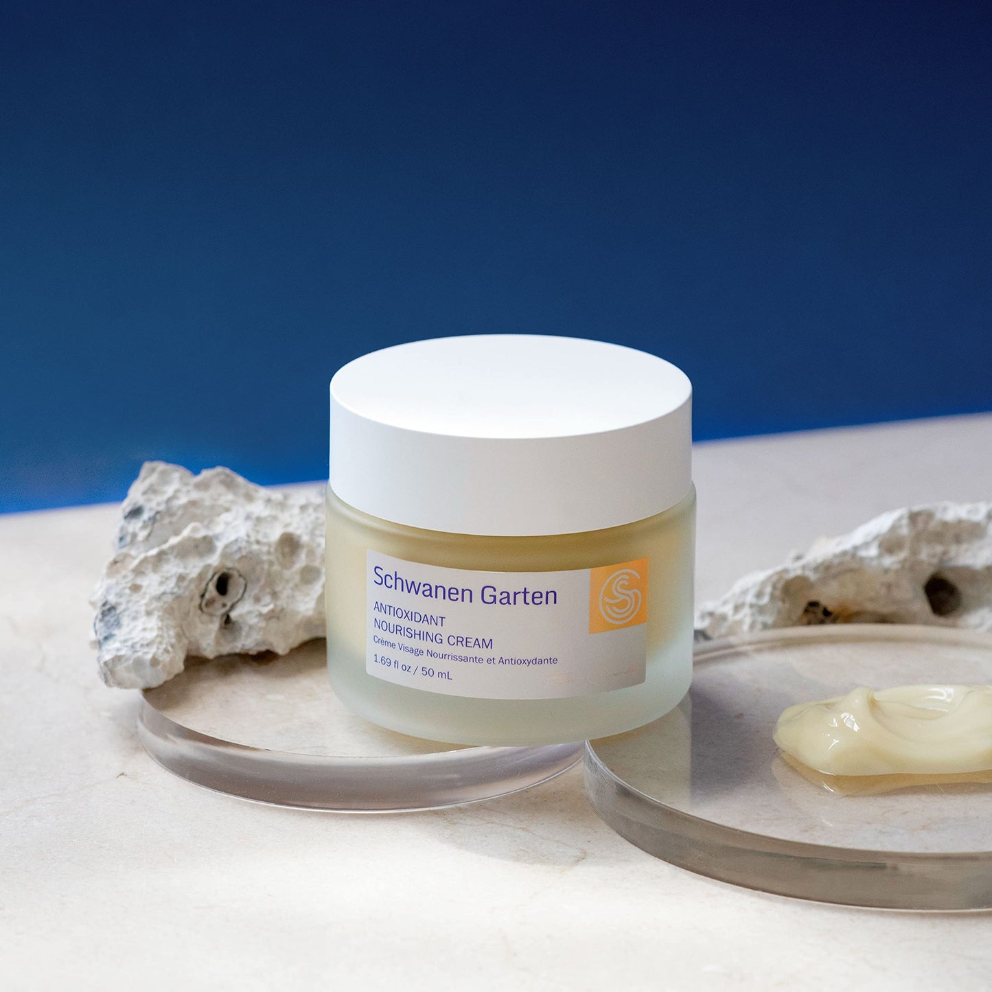Schwanen Garten Nourishing Cream 1.69oz / 50ml - Night Repair Cream, Organically grown & Handpicked ingredients, Intense Moisturizing, Vegan, Clean beauty, Korean skincare