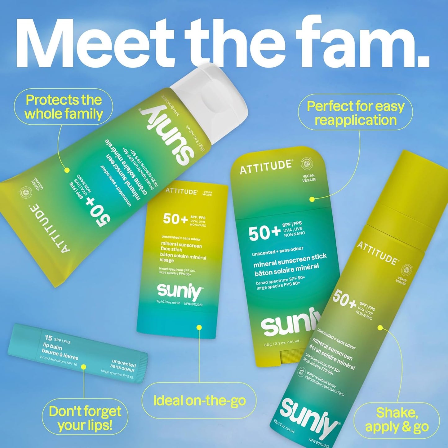 Mineral Sunscreen SPF 50 - Broad Spectrum Zinc Oxide, Lightweight & Vegan | 3 Oz, EWG Verified