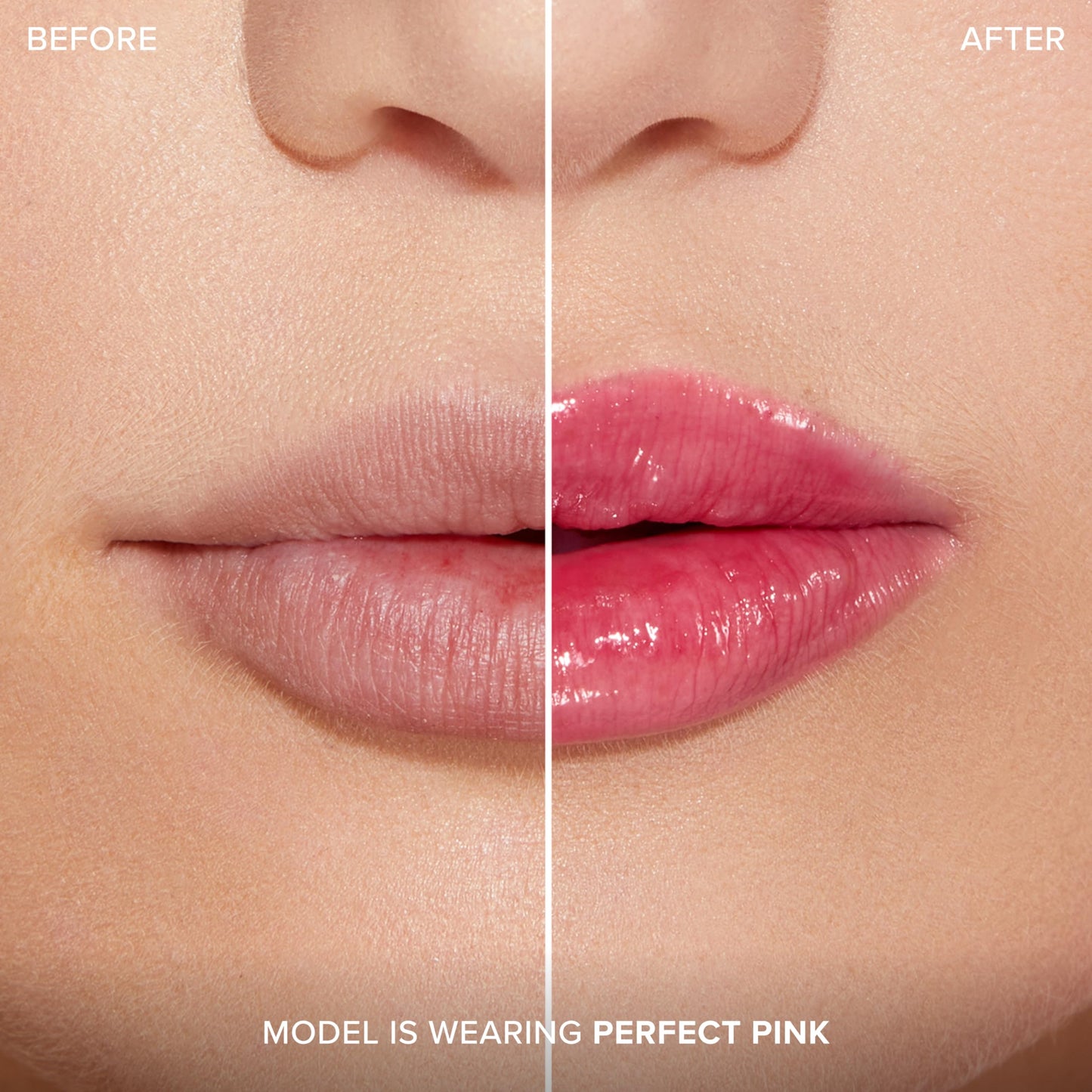 Too Faced Lip Injection Extreme Plumping Clicks | Hydrating, Sheer-To-Medium Buildable Coverage, Lip Plumper with Click Applicator, 0.05 Ounce, Perfect Pink