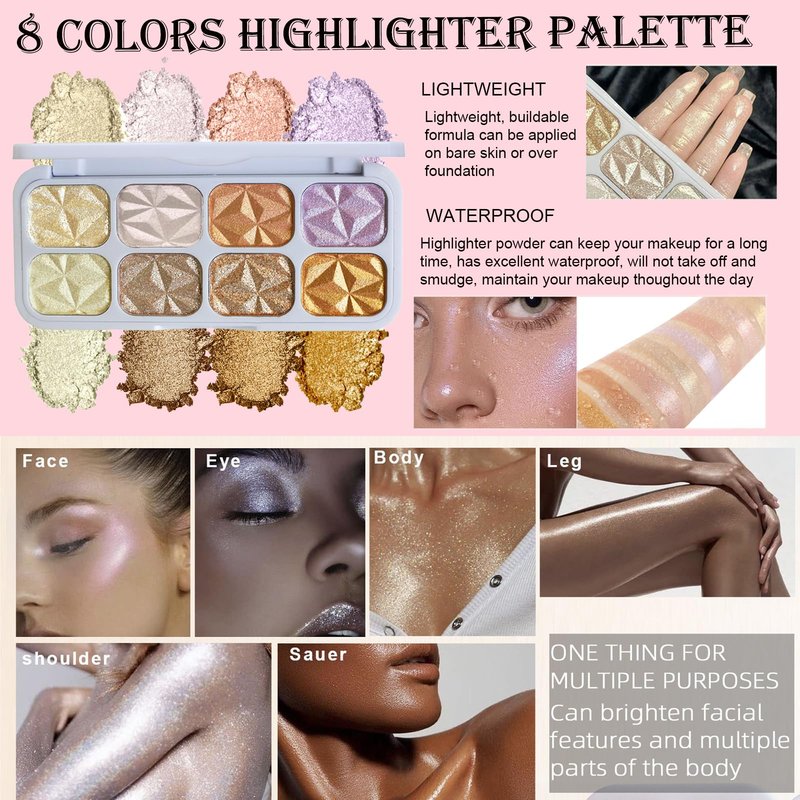 Makeup Kit for Women Full Kit, Maquillaje para Mujer en Oferta, Makeup Kit for Teens Includes Foundation Eyeshadow Blush Lipstick etc Make Up Set for Teen Girl Gifts Cosmetic With Storage Bag