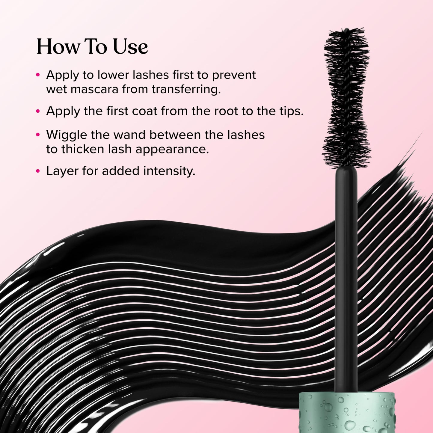 Too Faced Better Than Sex Waterproof Mascara | Volumizing and Lengthening Waterproof Mascara + Hourglass Brush | Formula for Dramatic Lashes | Cruelty-Free Eye Makeup, Black, 0.27 Fl Oz