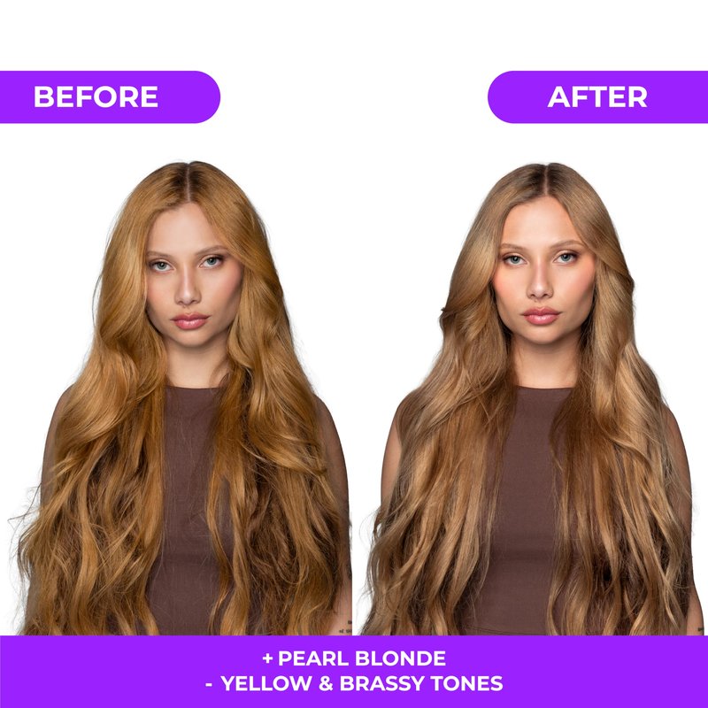 naissant Pearl Blonde Hair Purple Shampoo | Ultra High-Purity Pigments | Neutralizes Yellow & Brassy Tones | Hyaluronic Acid, Collagen & Biotin | Paraben, Ammonia & Sulfate Free | 10.1 Fl. Oz