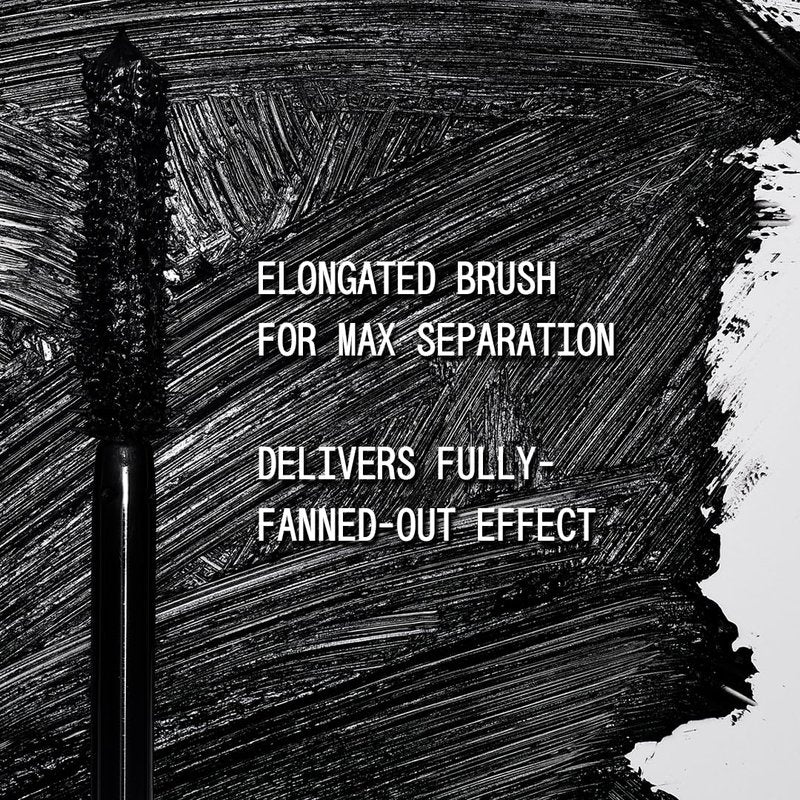 about-face Volumizing Mascara – Jet Black | Clean, Vegan, Cruelty-Free | Amplifies, Lengthens & Lifts Lashes | Smudge-Proof, Flake-Free Formula | 0.43 oz