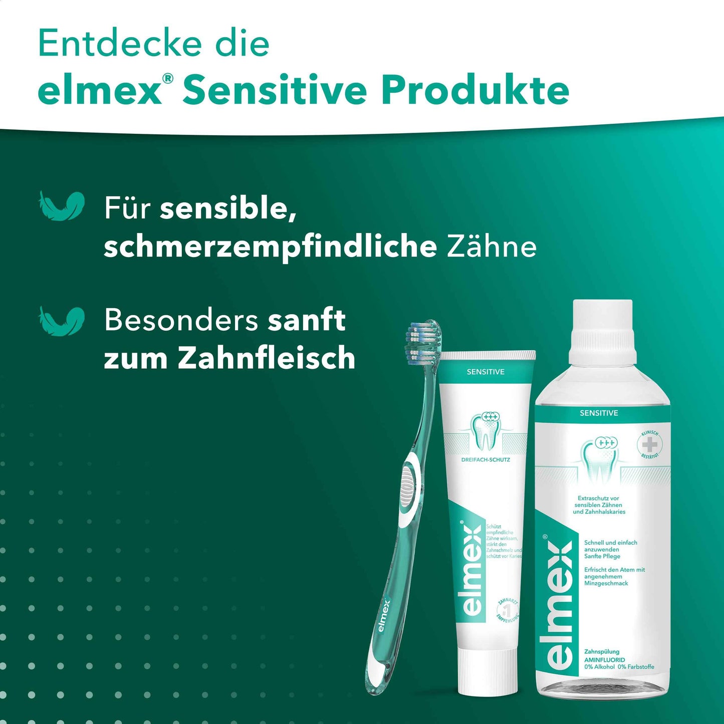 Elmex Sensitive Zahnspülung 400 ml
