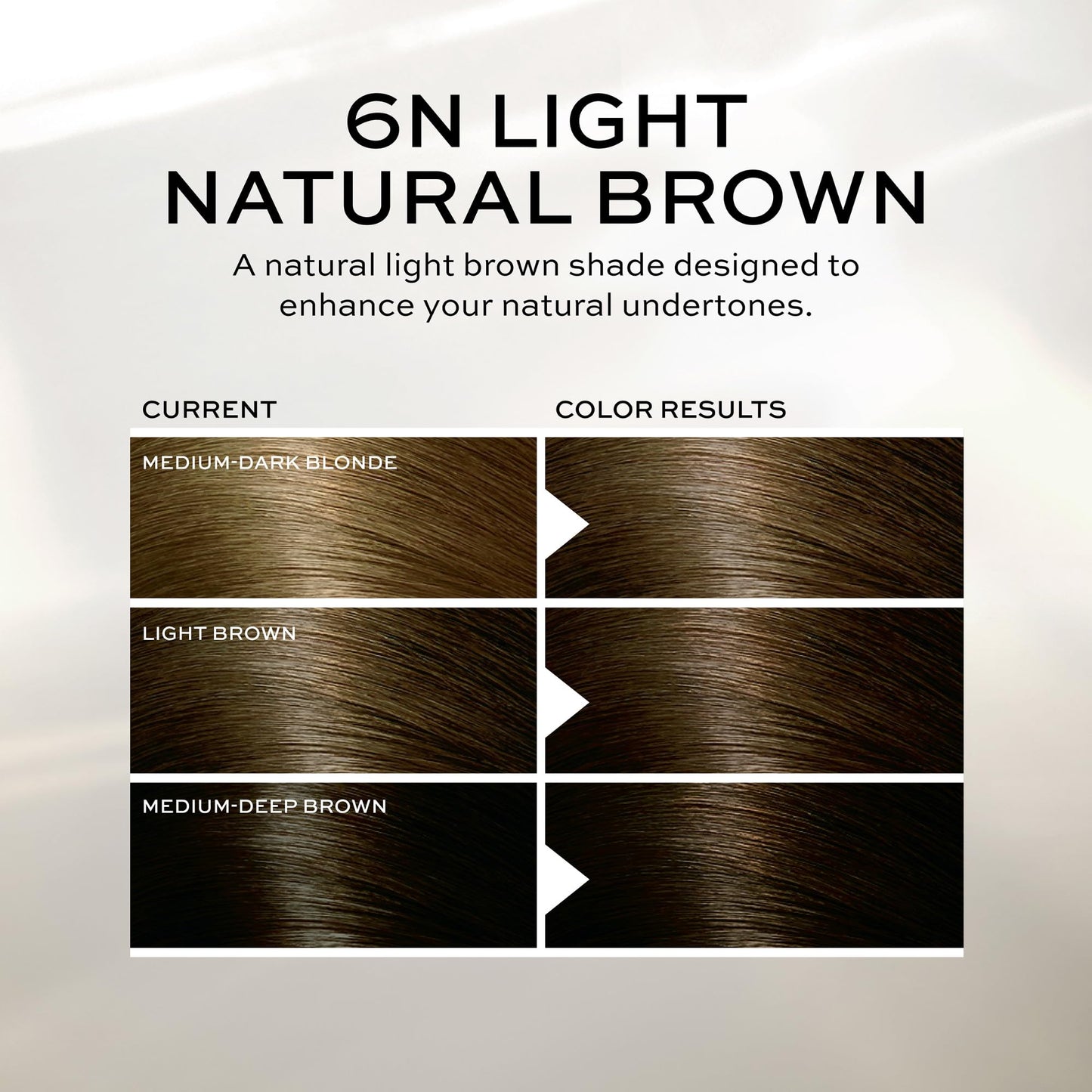 John Frieda Precision Foam Colour Light Natural Brown 6N, 2 Pack