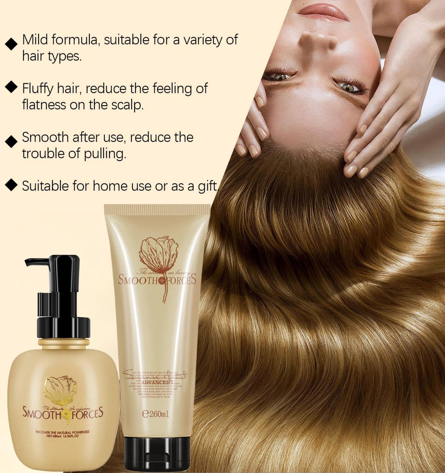 Cappuvini Urcoolestt Advanced Molecular Shampoo 480ml/16 fl oz Advanced Molecular Root Care, Molecular Repair Deep Conditioning Keratin Magical Hair Shampoo for Dry & Damaged Hair