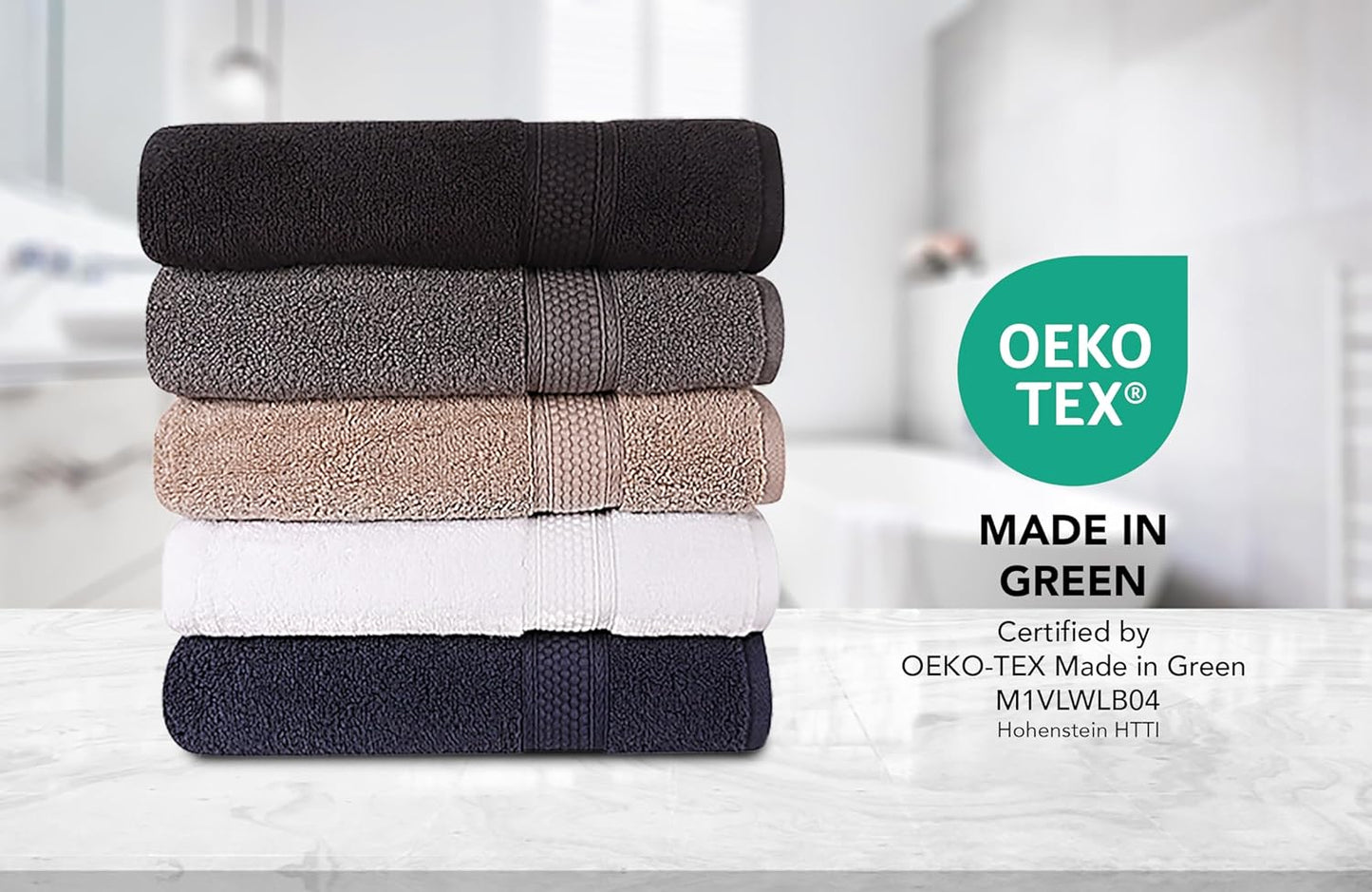 Ultra Soft Wash Cloths Set - 100% Ring Spun Cotton, 500 GSM | Quick Dry & Highly Absorbent, Peach Blush (12 Pack)