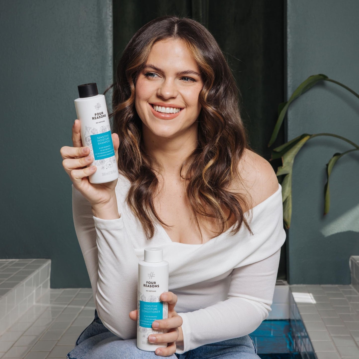 No nothing Moisture Shampoo - Fragrance Free Moisturizing Shampoo for Dry Hair & Sensitive Scalp - Hydrating, Hypoallergenic Hair Shampoo for Women with Avocado Oil - Vegan, Paraben Free, 10.1 Fl Oz