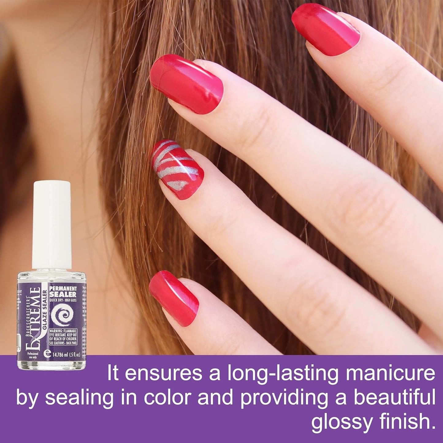 Extreme Permanent Glaze Sealer | Clear Top Coat for Long-Lasting High Gloss Finish - Quick Dry