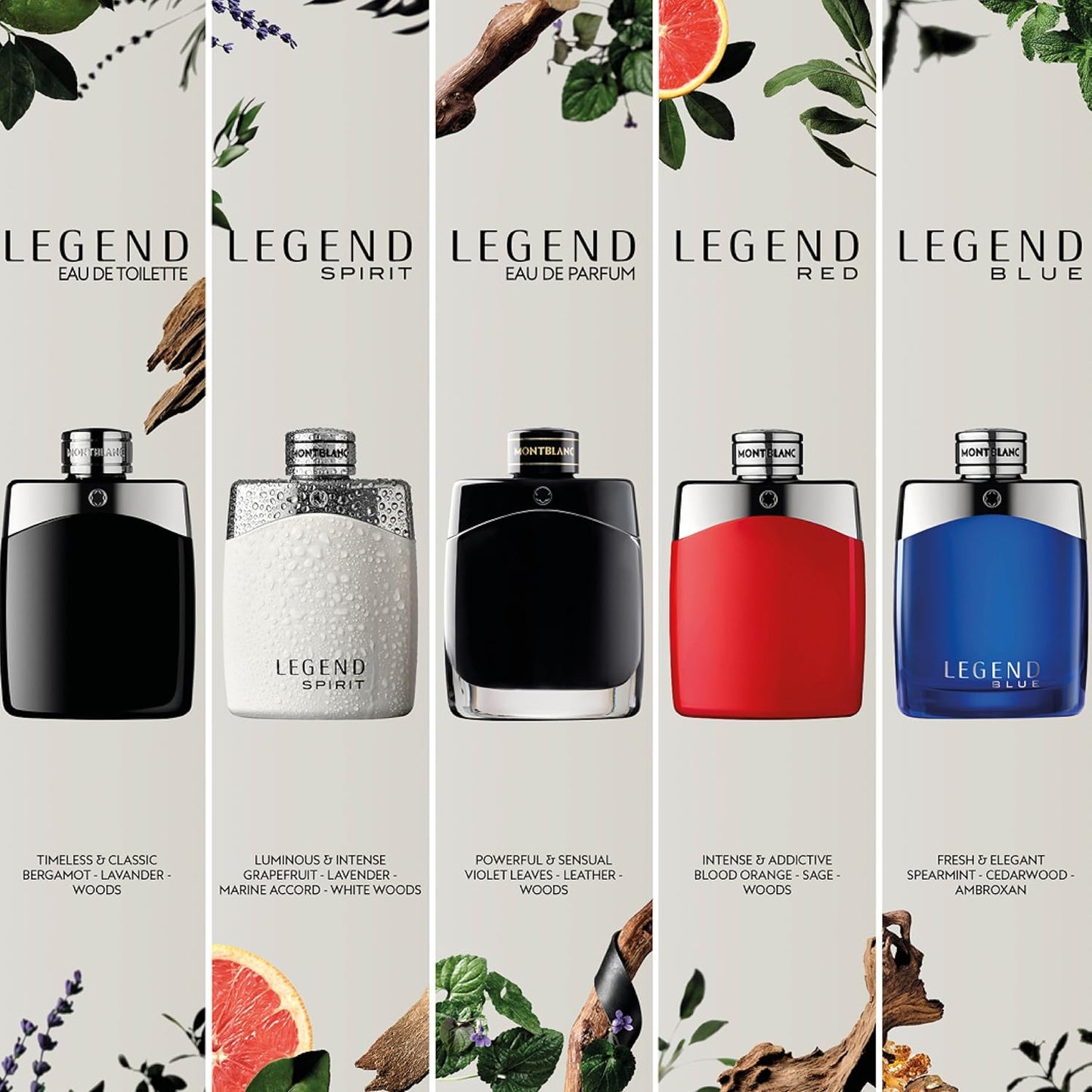 Montblanc Legend Eau de Toilette | Men's Fresh Fougere Fragrance with Bergamot, Jasmine & Sandalwood Notes
