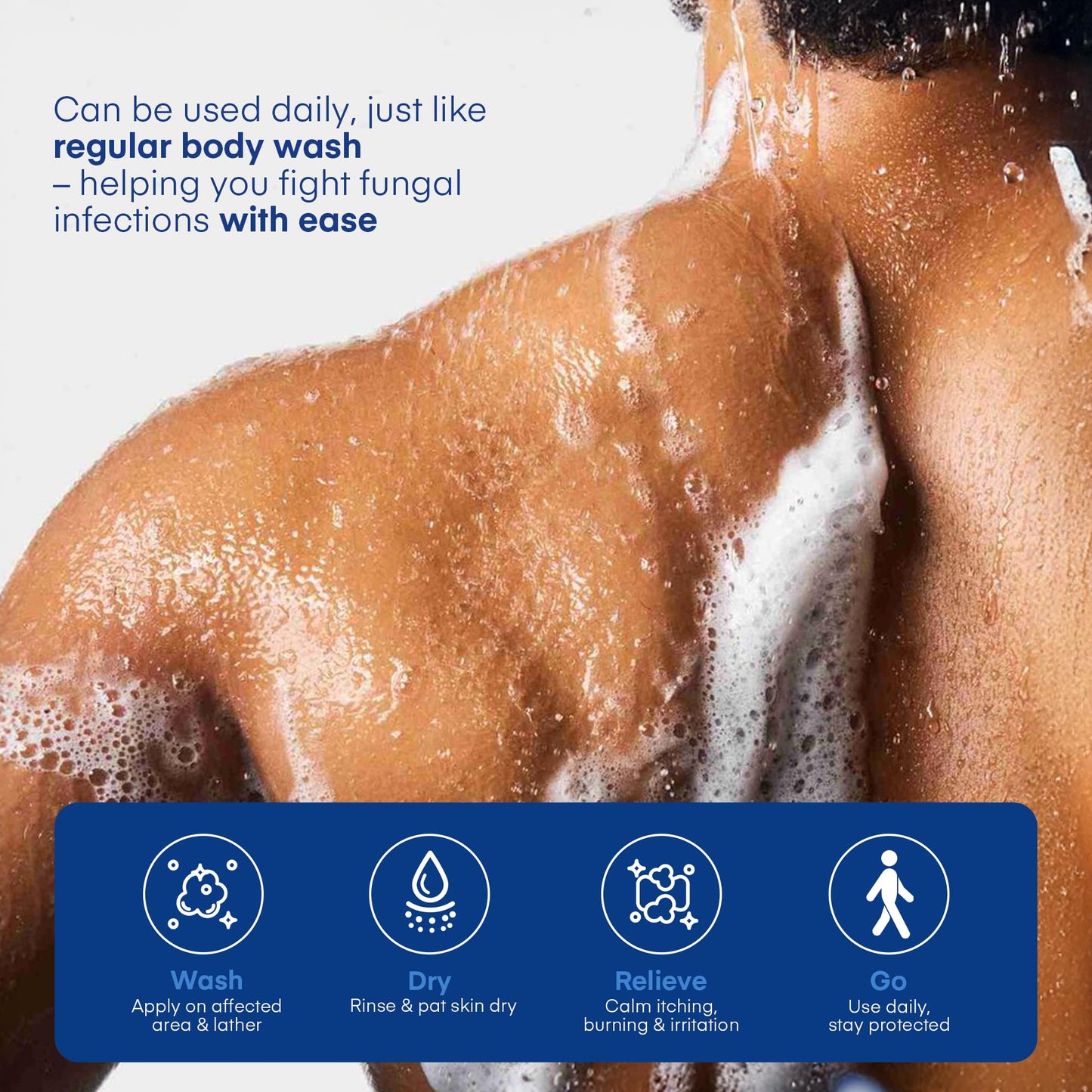 Hermon Folliculitis Body Wash with Tea Tree Oil