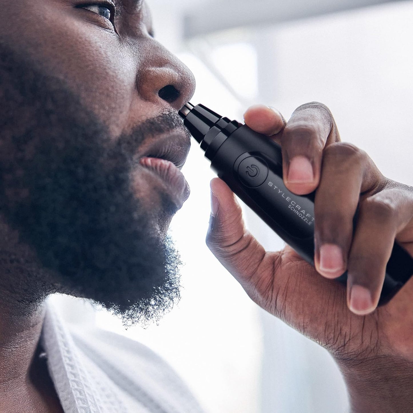 Schnozzle Ear and Nose Hair Trimmer - Mini Fade Brush Holiday Gift Bundle