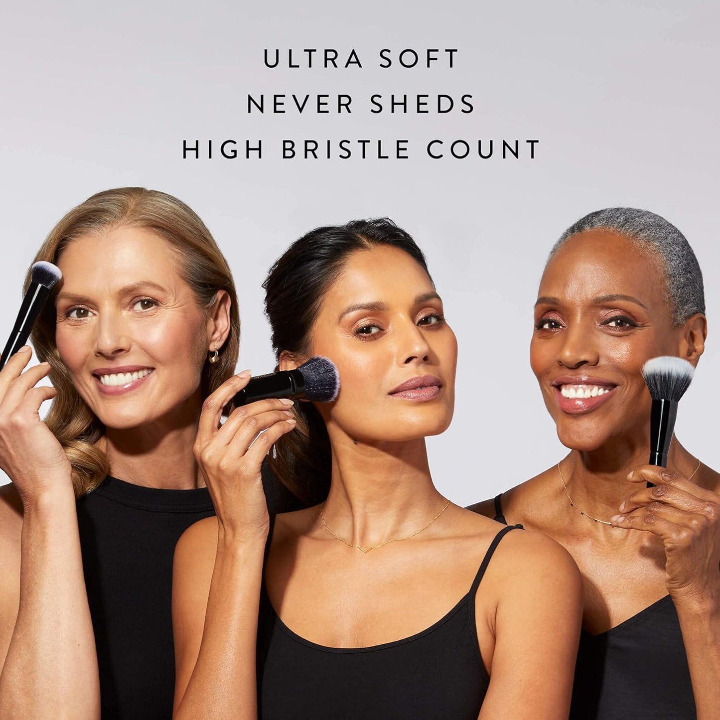 Laura Geller Ready-N-Radiant Makeup Kit | Baked Bronze-N-Brighten, Spackle Primer & Kabuki Brush