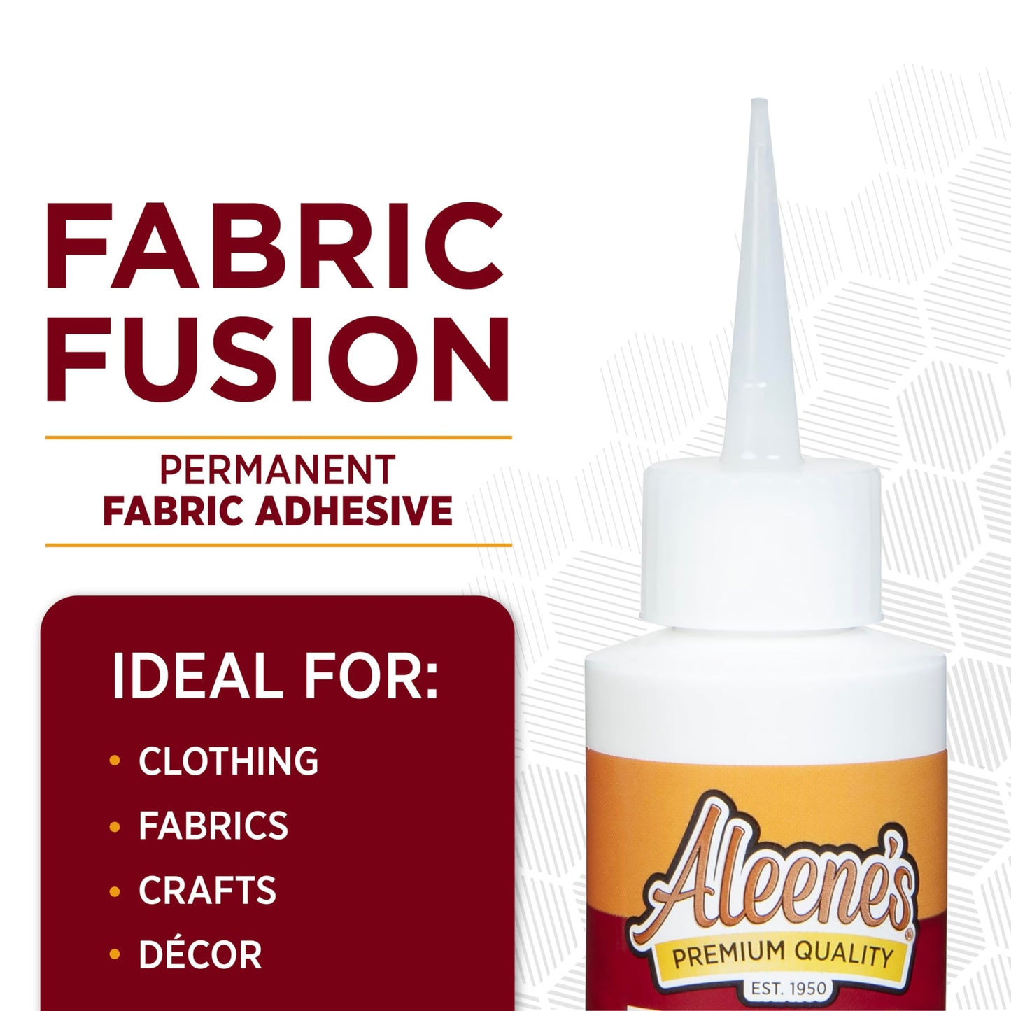 Aleene's Fabric Fusion Permanent Fabric Adhesive, 2-Ounce