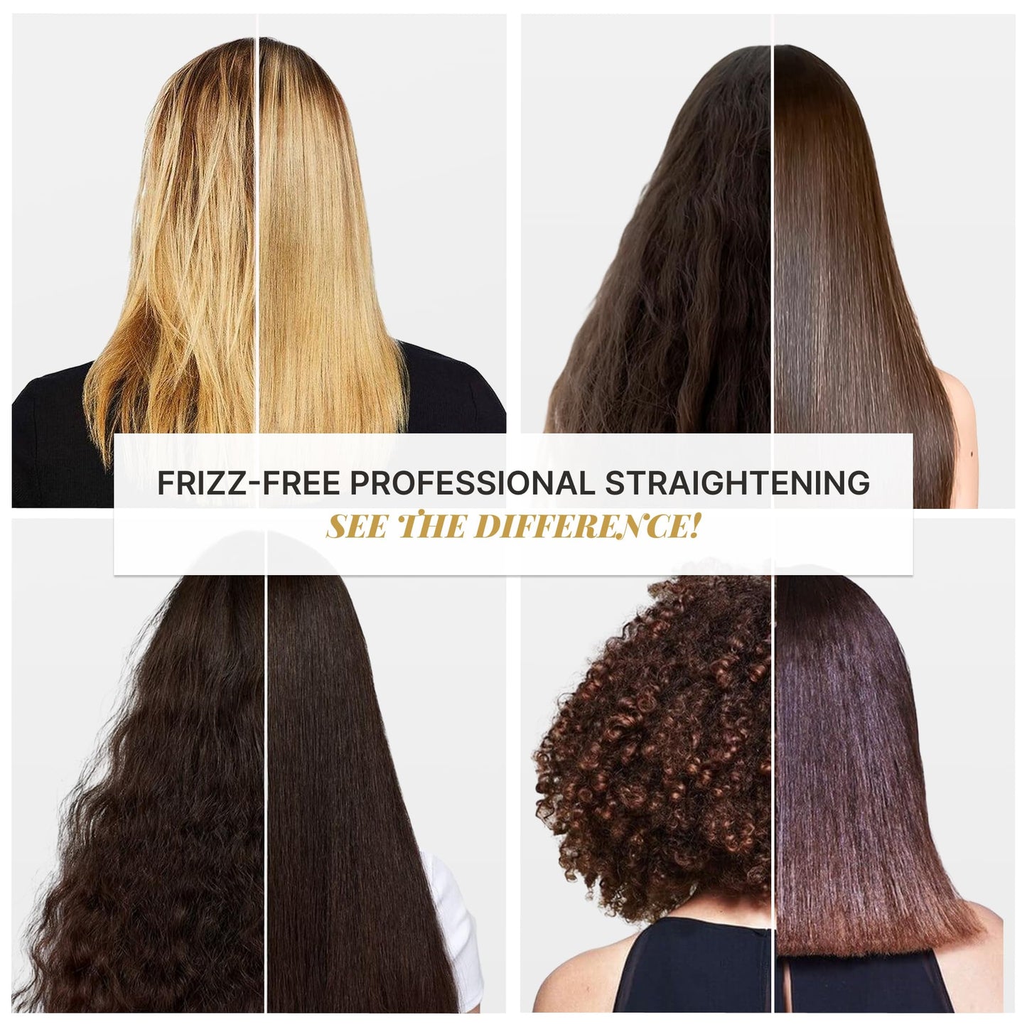 Fashion Gold Keratin Hair Treatment (Up to 3 USES per Bottle), Hair Botox Treatment, At Home Keratin Treatment, Keratina para Alisar el Pelo, Alisado Brasileño, Alisados organicos SIN FORMOL, 150g