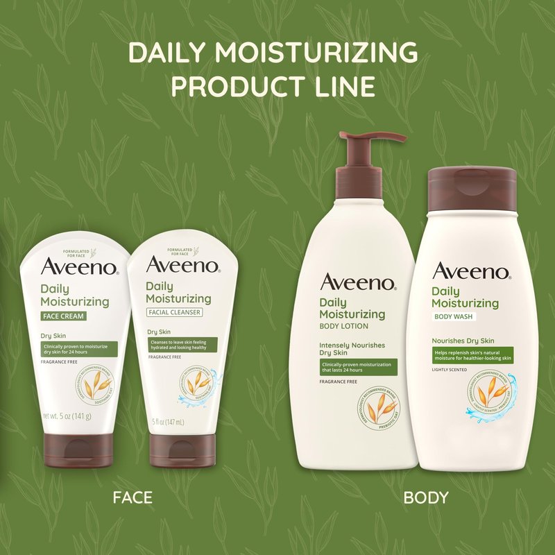 Aveeno Gentle Moisturizing Face Cleansing Bar, Daily Facial Cleanser Bar with Nourishing Oat for Dry Skin, Gently Cleanses & Soothes Skin, Non-Comedogenic & Fragrance-Free, 3.5 oz (Pack Of 8)