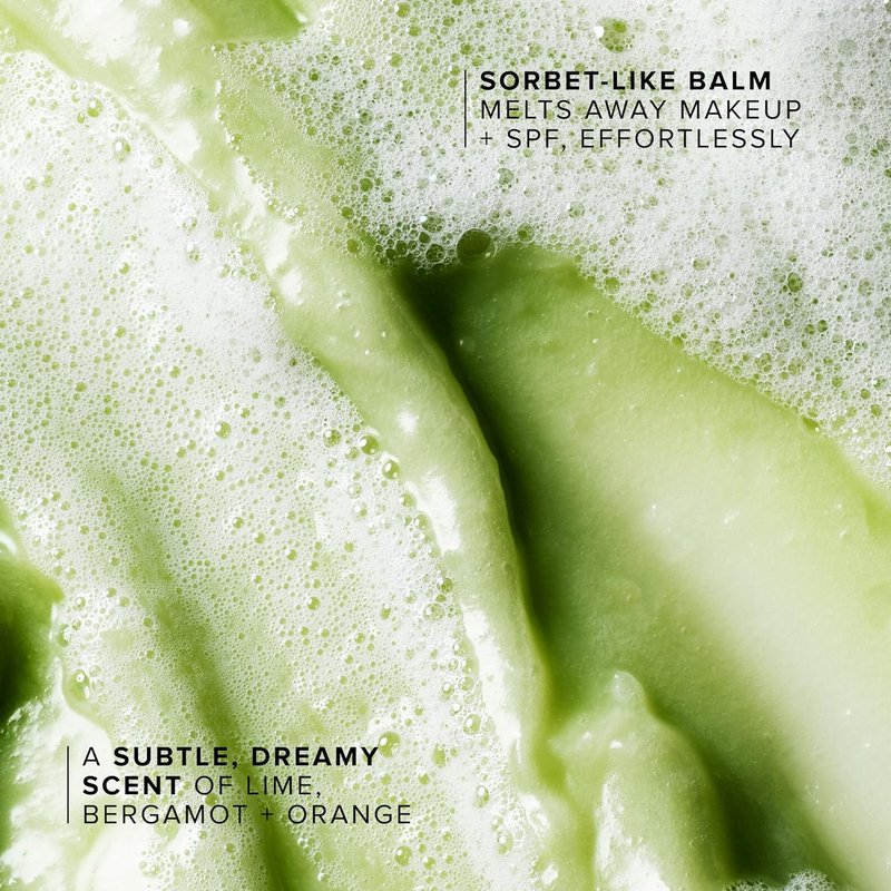 Farmacy Makeup Remover Balm - Green Clean Waterproof Oil Cleanser for Face | Hydrates & Softens Skin with Super Greens (100ml)