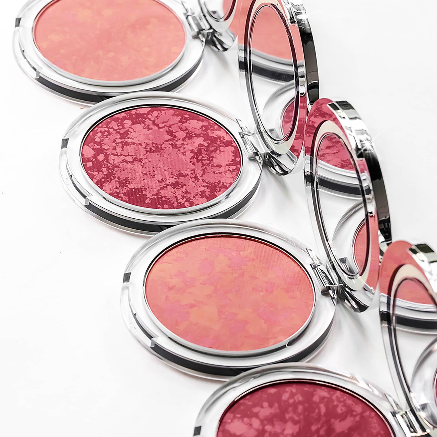 PÜR Blushing Act Powder Blush in Pretty in Peach, Satin Matte, Buildable