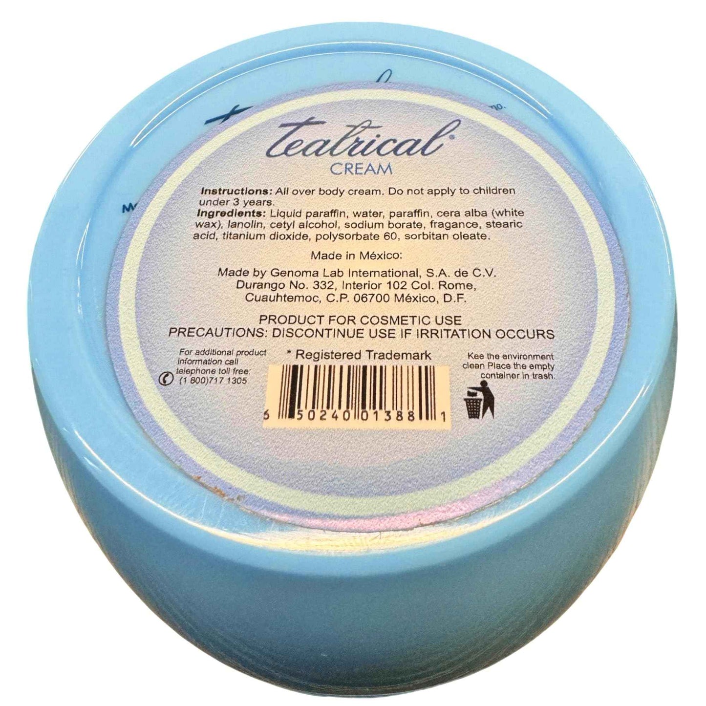 Teatrical Crema con Lanolina (Huge 400G Value Size) by TEATRICAL