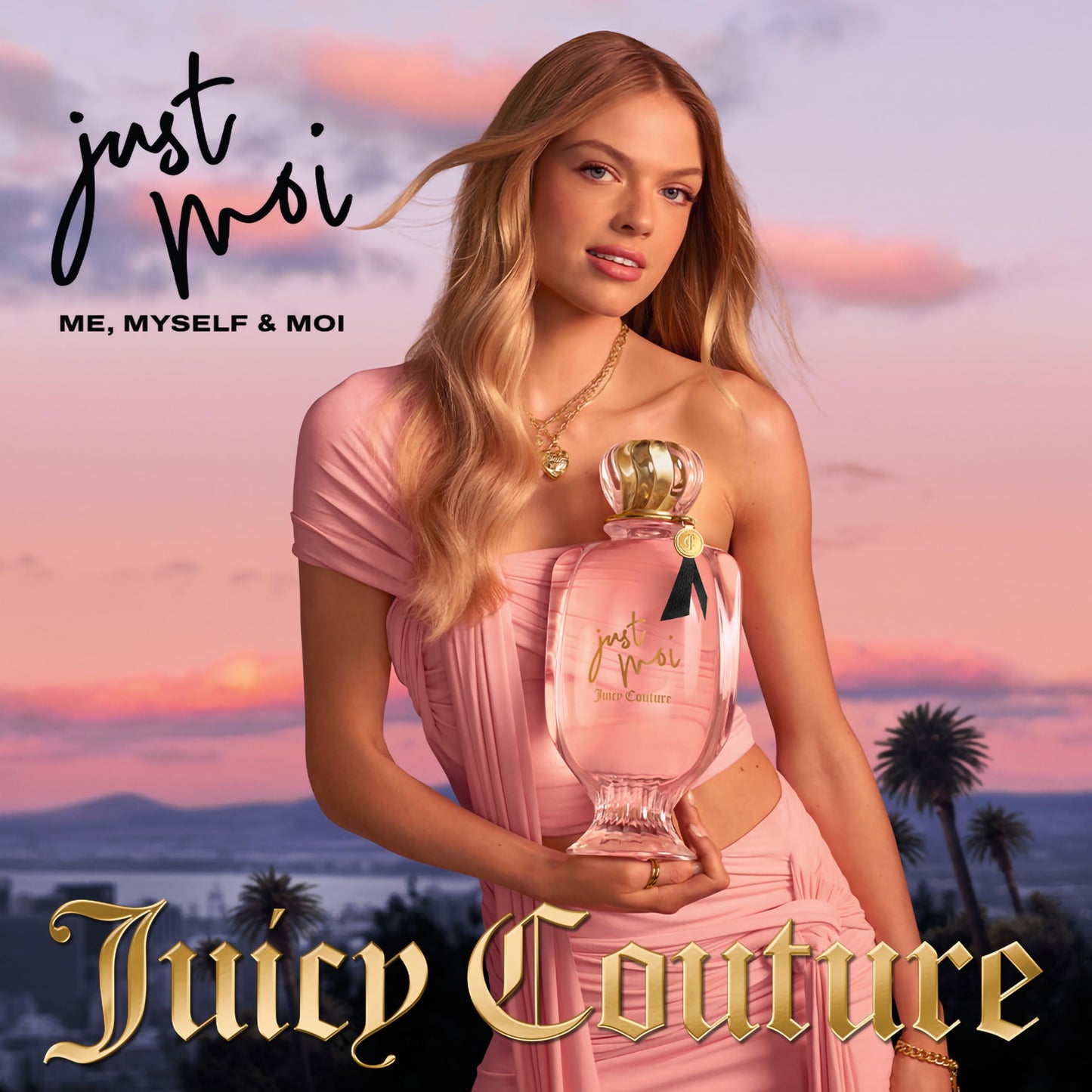 Juicy Couture Just Moi Women's Perfume - Amber Vanilla Eau de Parfum - Sweet & Confident Fragrance for Day to Evening Wear - Long-Lasting, 3.4 fl oz