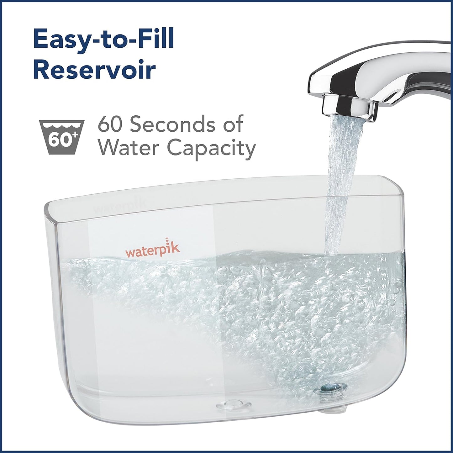 Waterpik Portable Water Flosser - Travel-Friendly Design, ADA Accepted | Black/Copper WF-04